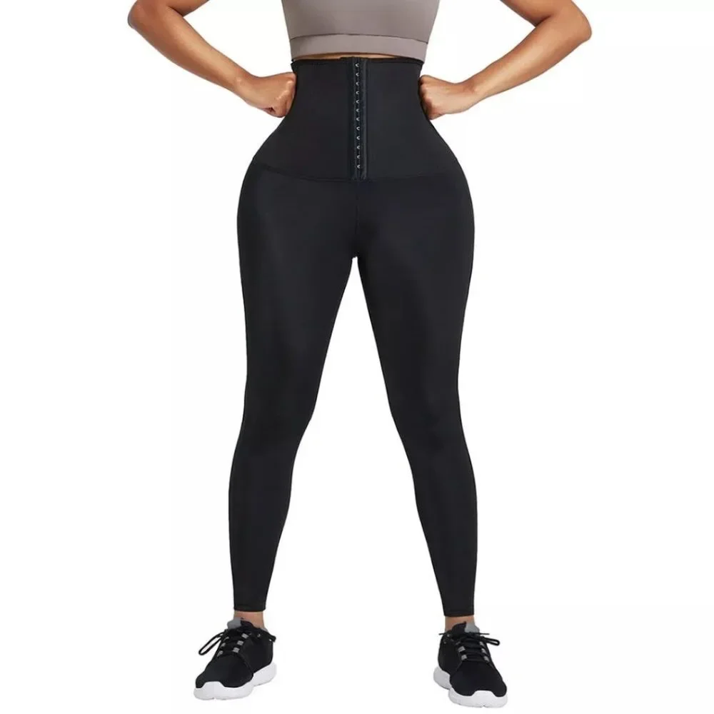 Burning calories work out pants black color